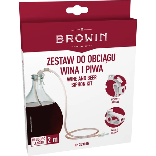Sada na stáčení vína s držákem a svorkou - 5