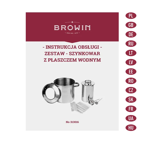 Sada s vodním pláštěm - šunkovar 1,5 kg + hrnec - 13
