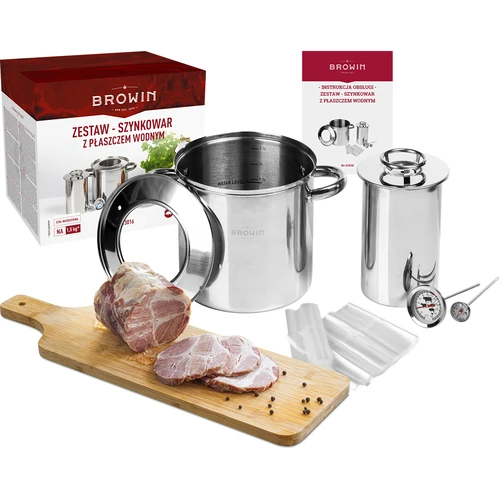 Sada s vodním pláštěm - šunkovar 1,5 kg + hrnec - 18