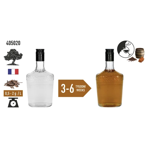 Silně opékané dubové vločky, 20g - 6