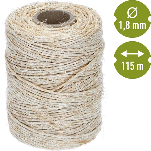 Sisalový provázek 1,8 mm/115 m/250 g - 4