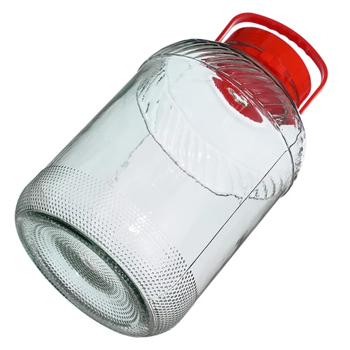 Sklenice 10 L s plastovým víkem - 2