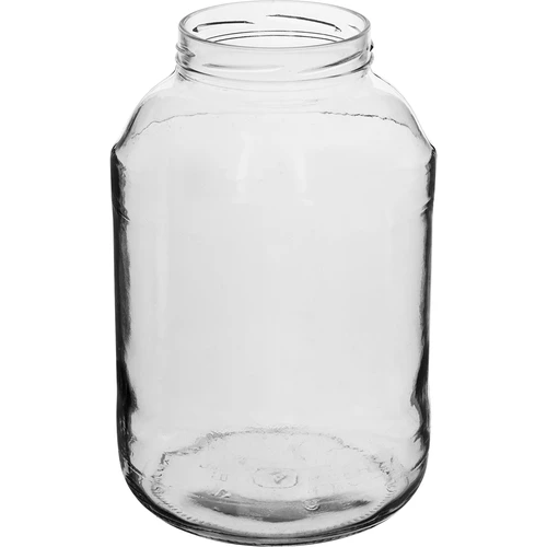 Sklenice 4 L, barevné víčko + vidlička nebo kleště - 2