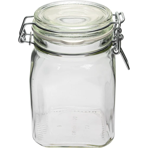 Sklenice Comfort 750 ml čtvercová, hermeticky uzavíratelná - 2