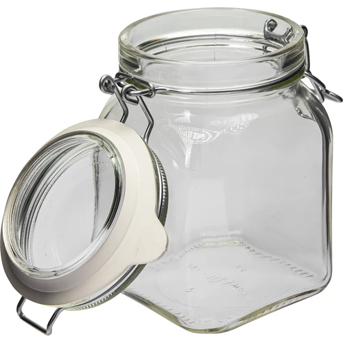 Sklenice Comfort 750 ml čtvercová, hermeticky uzavíratelná - 3