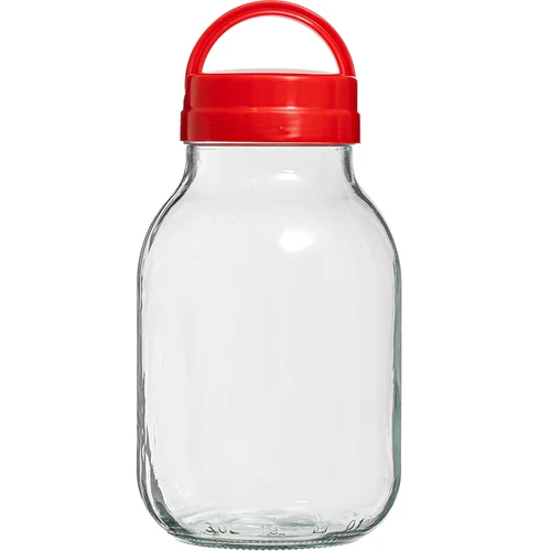 Sklenice TO 3 L a víko fi 100 s držadlem