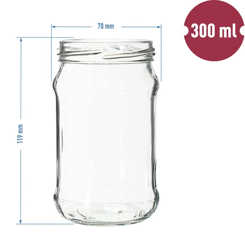 Sklenice TO 300 ml fi 66 - balení 12 ks - 7
