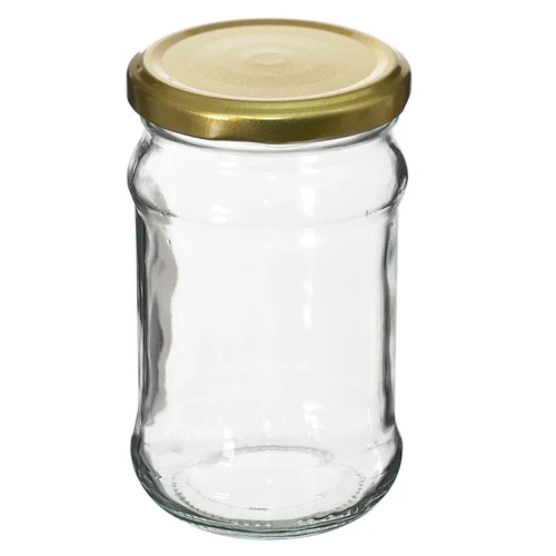 Sklenice TO 300 ml se zlatým víčkem fi 66 - 6ks. - 2