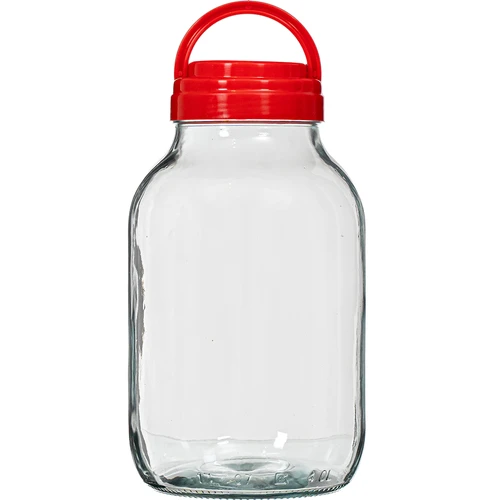 Sklenice TO 4 L a víko fi 100 s držadlem