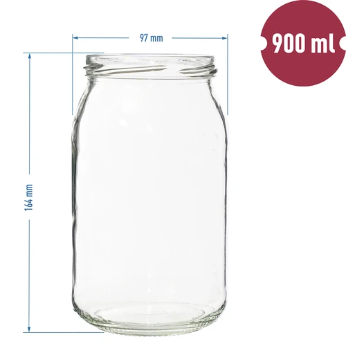Sklenice TO 900ml fi82/6 - 8ks. - 6