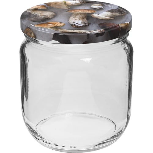 Sklenice TO Gurken 425 ml s barevným víčkem fi 82/6 - 6 ks - 3