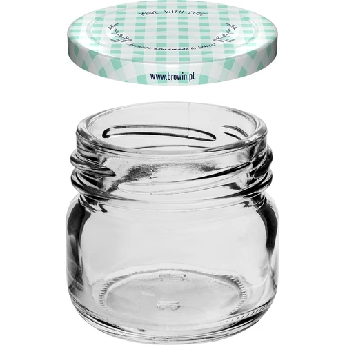 Sklenice twist-off 30 ml s barevným víčkem fi 43 - 10 ks. - 3