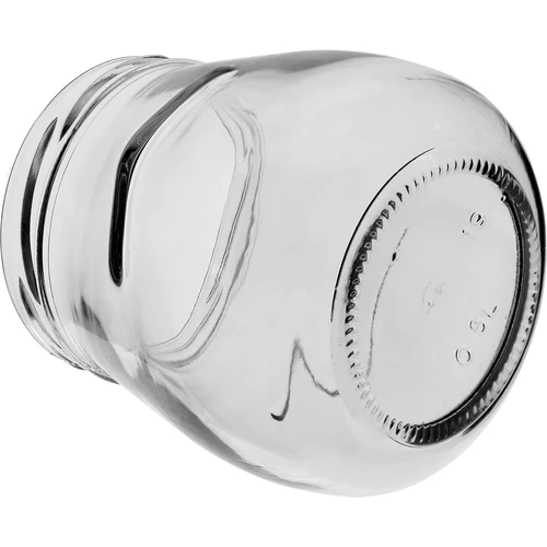 Sklenice twist-off 500ml "Obrácená Amfora" s černým víčkem fi 82/6, 6 kusů - 7