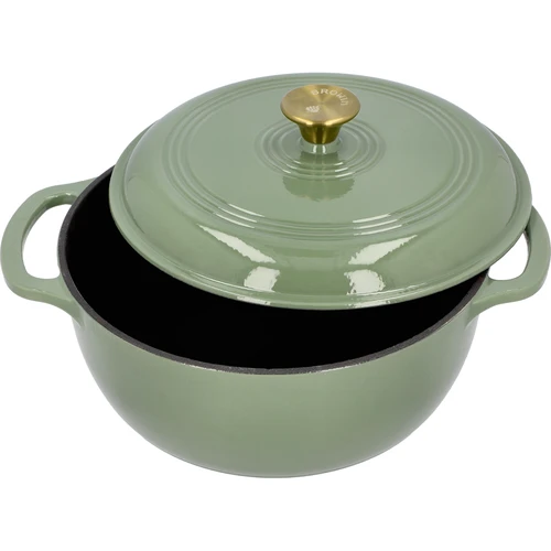 Smaltovaný litinový hrnec - šalvějový, 5,8L - 2