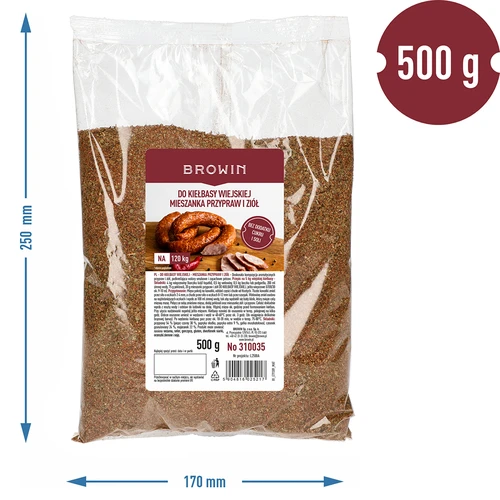 Směs koření a bylin na venkovskou klobásu, 500 g - 4