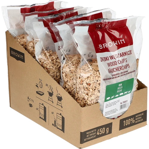 Štěpky do udírny (100 % buk) třída 2 – 450 g × 5