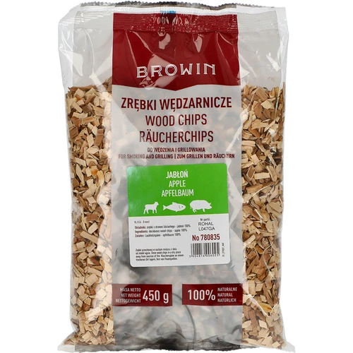 Štěpky na uzení/grilování, jabloň, 450 g, třída 8