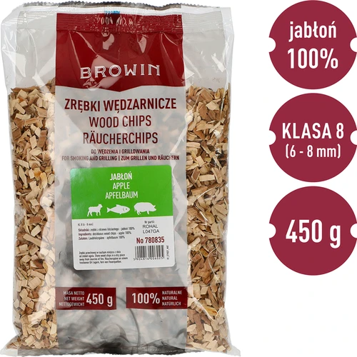Štěpky na uzení/grilování, jabloň, 450 g, třída 8 - 3
