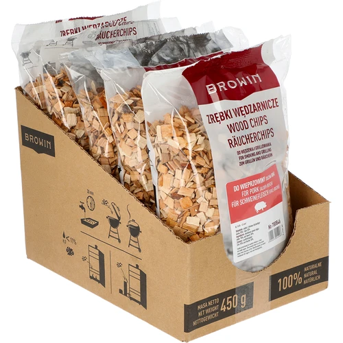 Udicí/grilovací štěpky na vepřové – mix (70 % olše, 30 % buku), 450 g, třída 10 - 2