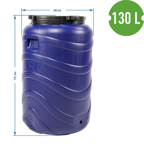 Sud na kvašené výrobky 130 L modrý - 9