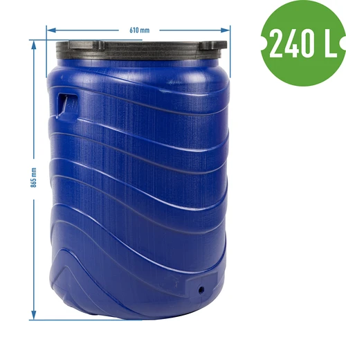 Sud na kvašené výrobky 240 L modrý - 9