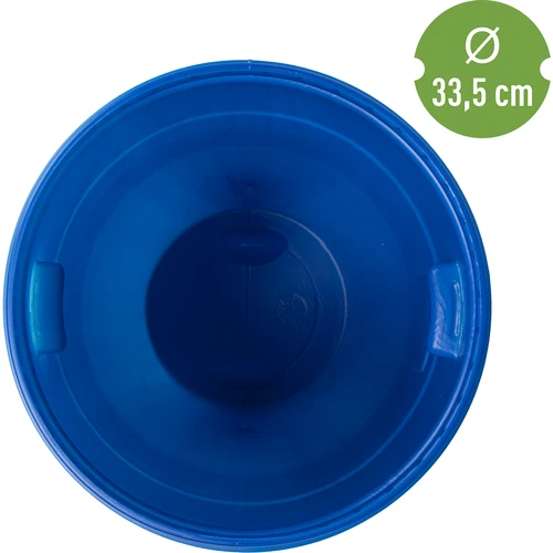 Sud na zelí 60 L, s přítlačnou obručí, modrý, Sterk - 4