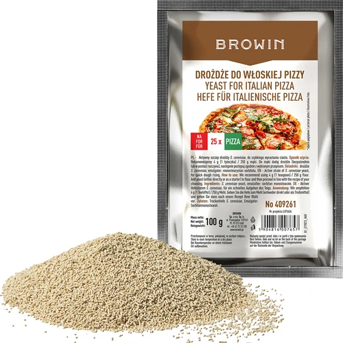 Sušené droždí na italskou pizzu - 100 g - 2