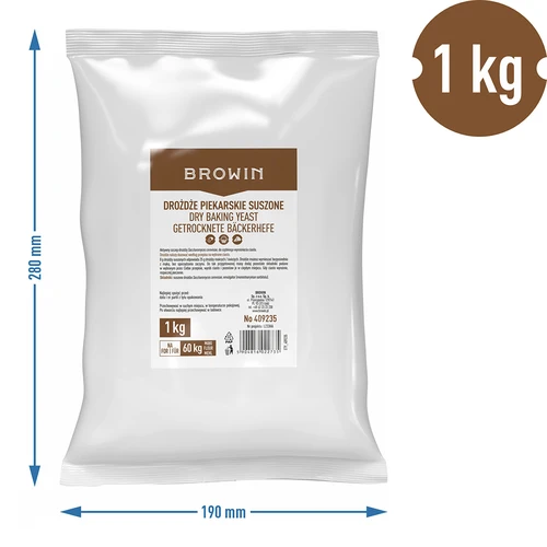 Sušené pekařské droždí, 1 kg - 4