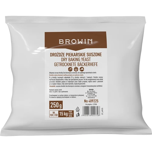 Sušené pekařské kvasnice, 250g - 2