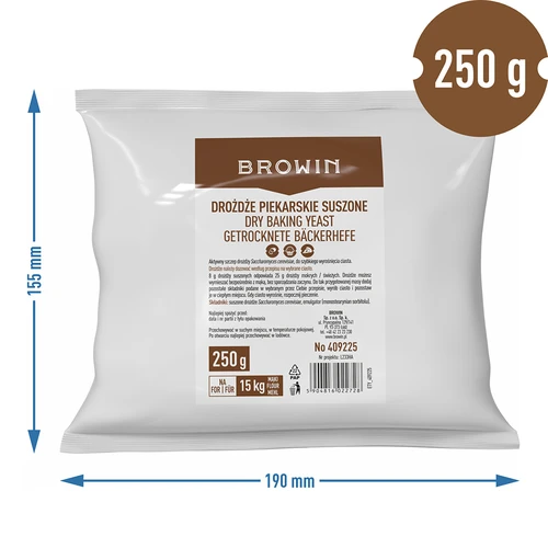 Sušené pekařské kvasnice, 250g - 4