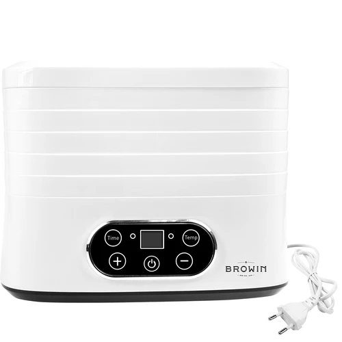 Sušička na houby, ovoce, zeleninu a bylinky s regulací teploty, 240W, bílá - 3