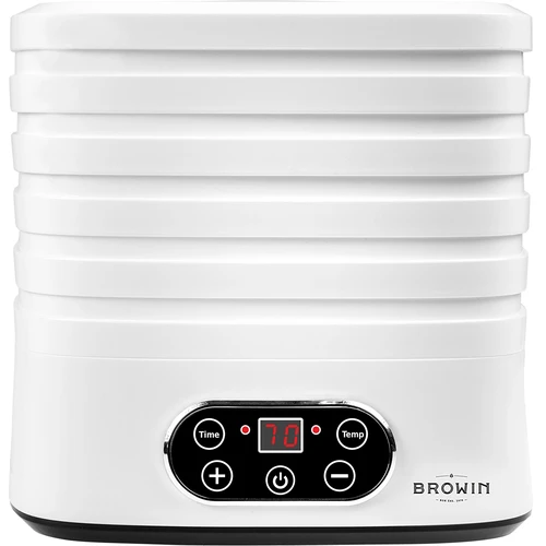 Sušička na houby, ovoce, zeleninu a bylinky s regulací teploty, 240W, bílá - 2