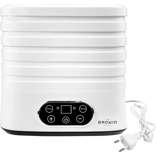 Sušička na houby, ovoce, zeleninu a bylinky s regulací teploty, 240W, bílá - 4