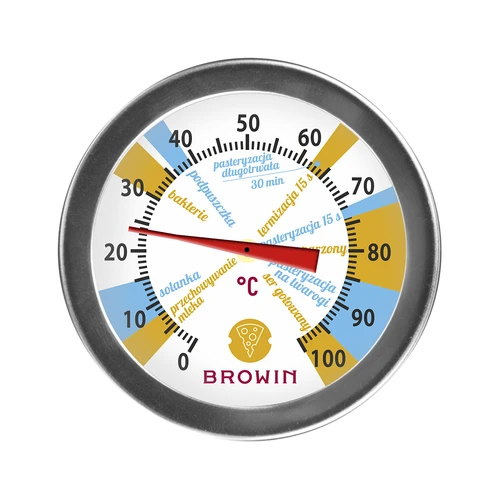 Sýrařský teploměr (0°C do +100°C) 19,8 cm - 2