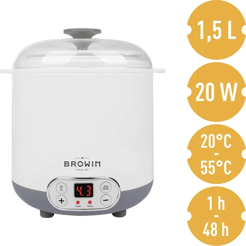 Sýro-jogurtovač s termostatem 1,5 L - 5