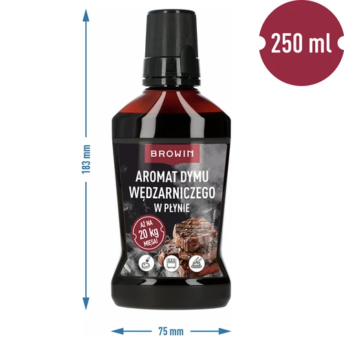 Tekuté aroma uzeného kouře, na 20 kg, 250 ml - 4