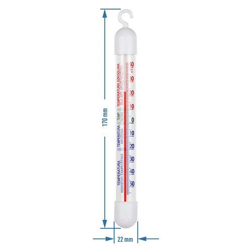 Teploměr do lednic a mrazáků (-50°C do +40°C) 17cm - 2