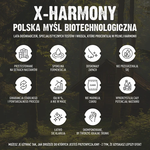 Turbo kvasnice X-Harmony 18%, 100 L, 360g - 8