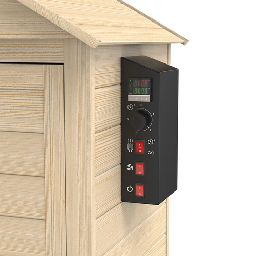 Udírna 115 L dragON Wood 60E dřevěná, s elektrickým topným modulem a ovladačem - 7