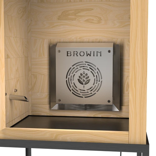 Udírna 200 L dragON Larch E21 - z modřínu, s elektrickým topným modulem a ovladačem - 10