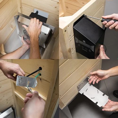 Udírna s Wi‑Fi, 200 L – dragON WOOD 100IQ s elektrickým topným modulem a řídicí jednotkou - 14