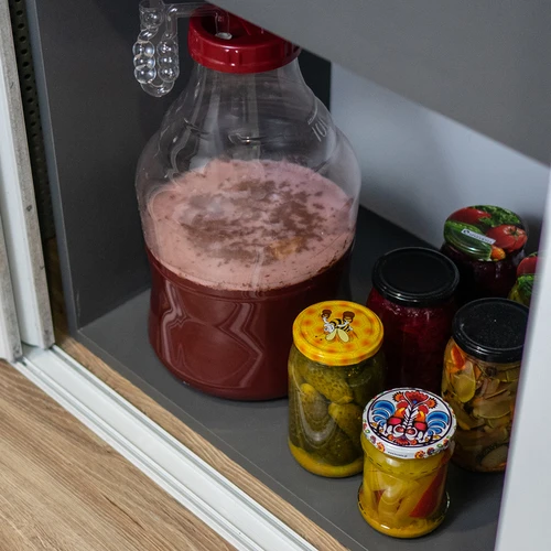 Úhlová fermentační trubka pro nádoby - nerozbitná - 7