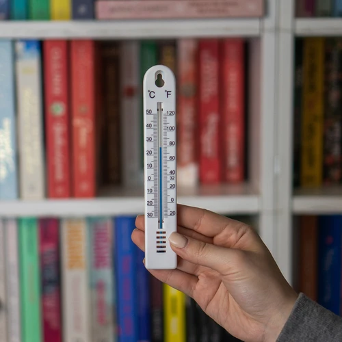 Univerzální teploměr (-30 až +50°C), 17 cm, bílý - 3