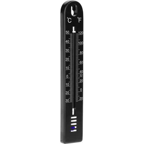 Univerzální teploměr (-30 až +50°C), 17 cm, černý - 2