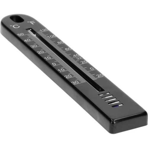 Univerzální teploměr (-30 až +50°C), 17 cm, černý - 3