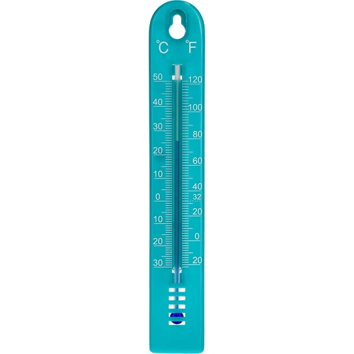 Univerzální teploměr (-30 až +50°C), 17 cm, modrý
