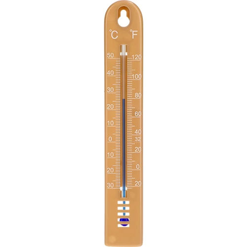Univerzální teploměr (-30 až +50°C), 17 cm, světle hnědý