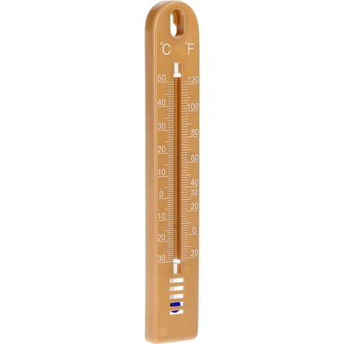 Univerzální teploměr (-30 až +50°C), 17 cm, světle hnědý - 2