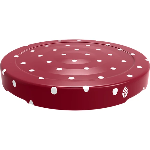 Uzávěr fi 43 mm puntíky mix - 10 ks - 7