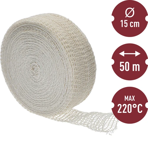 Uzenářská síťka o rozměrech 15 cm x 50 m, s tepelnou odolností do 220°C - 3